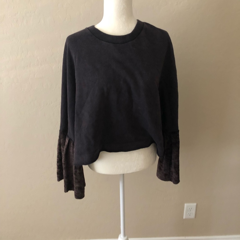 Oversized bell sleeve sweater